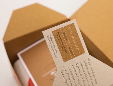 Gourmondo Catering Packaging Design | States of Matter
